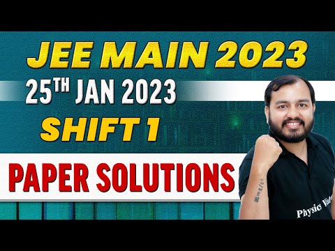 JEE MAIN 2023 Paper Discussion, Attempt 1🔥 || 25th Jan - Shift 1