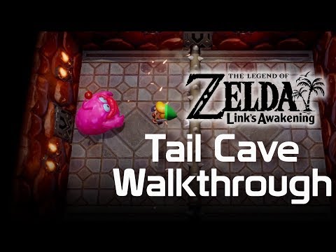 The Legend of Zelda: Link's Awakening | Tail Cave Walkthrough (Nintendo Switch)