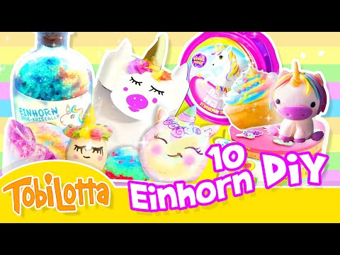 10 EINHORN DIY Bastelidee, Rezepte, Experimente, Tests Kinder DIY Basteln mit Kinder Geschenke diy