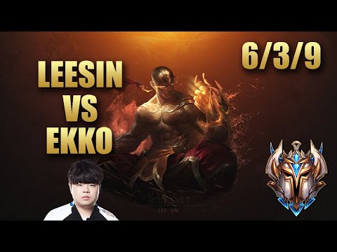 SKT T1 Clid Leesin Jungle Vs Ekko - KR Challenger Match Summary Patch 9.20