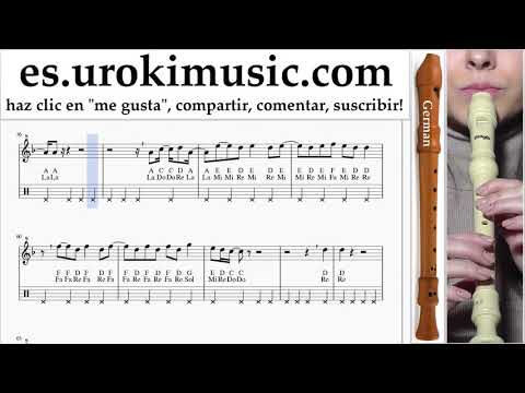 Tutorial de flauta dulce G. Childish Gambino - Feels Like Summer Clases Notas um-i927