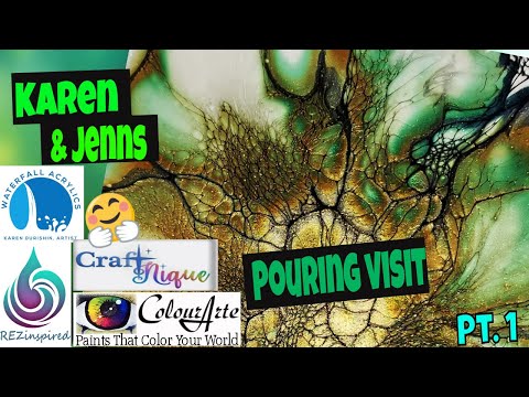 109. Pt.1 SLEEP OVER FLUID ART PARTY / SPIN ART / BLOOM TECHNIQUE/ sheleeart technique/ ART THERAPY