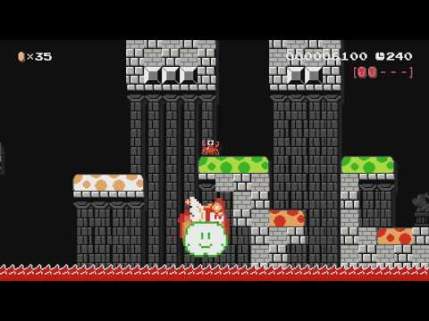 Mario Max 3-F Lava Cheep Domain by Max - Super Mario Maker - No Commentary 1bk