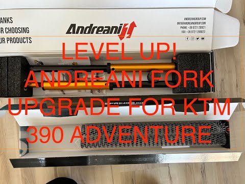 Andreani Fork Upgrade For KTM 390 Adventure.