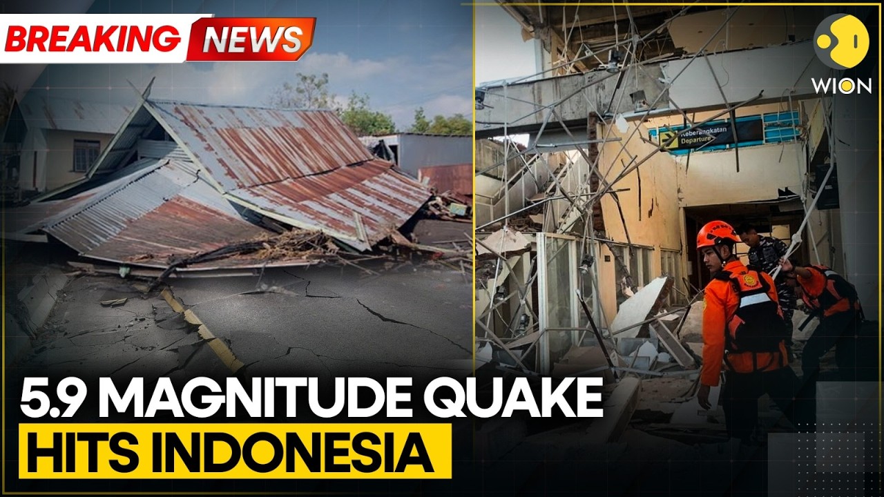 Indonesia Earthquake: New 5.9 Quake Hits Flores Days After Deadly 7.7 Tremor | WION Breaking News