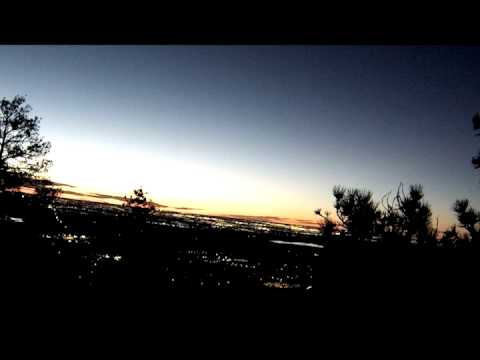 Boulder Sunrise Timelapse from 1st Flatiron