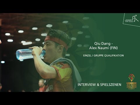 WM 2019: Qiu Dang - Alex Naumi (FIN) Einzel-Quali I Interview & Spielszenen