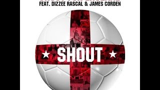 Dizzie Rascal &amp; James Corden Shout For England