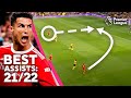 BEST Premier League Assists ft. Cristiano Ronaldo & Mohamed Salah | 2021/22