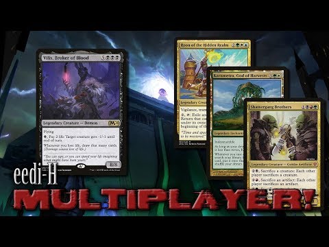 Vilis, Broker of Blood vs Roon, Karametra &  Shattergang Brothers - Commander/EDH - tribalkai/eedi-H