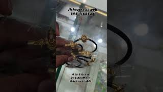 very beautiful and lightweight gold men's rubber kada design and jewellery collections at 4-5 grams