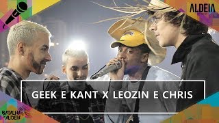 Leozin e Chris x Geek e Kant  SEMIFINAL | 100ª Batalha da Aldeia | Barueri | SP