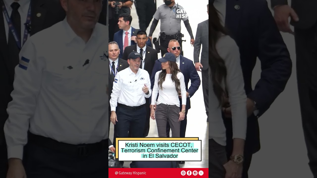 Kristi Noem visits CECOT in El Salvador