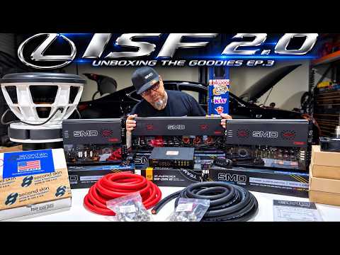 Unboxing all the goodies! Amps, DSP, Door Speakers and more! Lexus ISF Sound System Rebuild | ep.3
