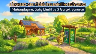 Lisanssız GES Fizibilitelerini İnceliyoruz! | Mahsuplaşma, Satış Limit