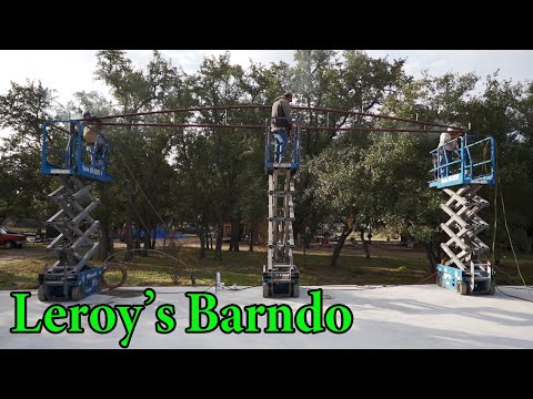 Metal framing a Barndominium - E204