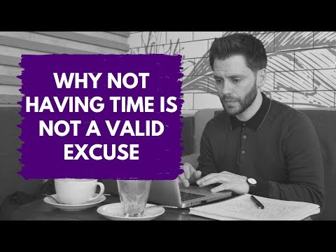 WHY NOT HAVING TIME IS NOT A VALID EXCUSE | Advice For Candidates - Chris Morrow
