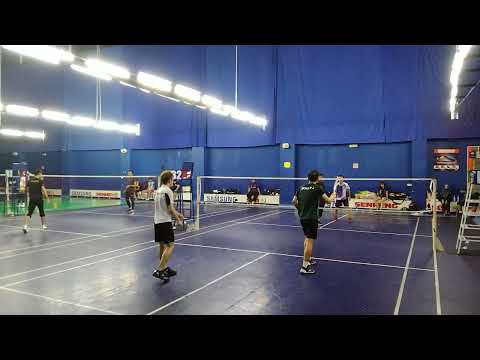 Badminton MuhibbahTeam Men's Double Social Sparring - Gary / Heidi Vs Pooi Jing / Jason