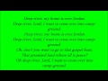 Deep River w/ lyrics
