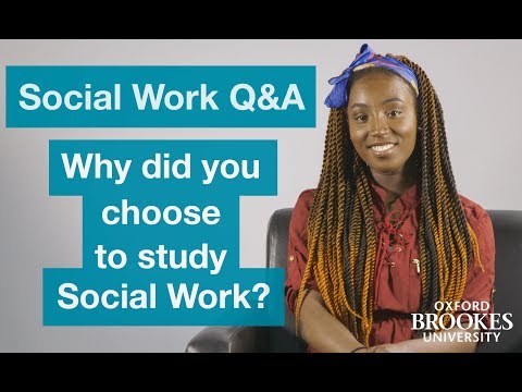 Social Work Q&A - Ep 1 - Why did you choose to study Social Work?