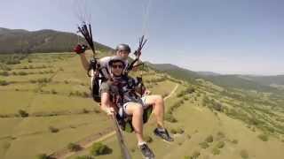 preview picture of video 'Paragliding flight HD - Rimetea 2014'