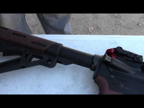 Hogue AR-15 Grip and Stock in Lava Red