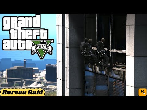 GTA 5 - Stealing Secrets: The Bureau Raid || Breaking into the FIB