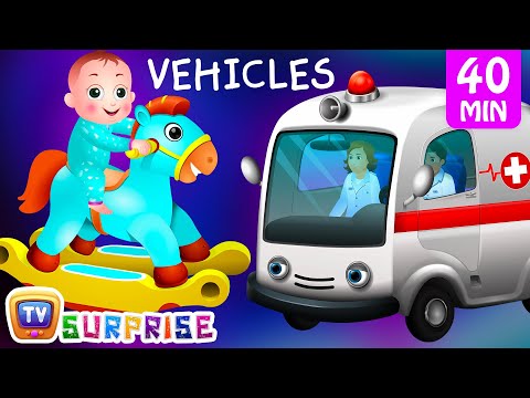 Surprise Eggs Street Vehicles For Kids | Baby, Public Transport, Utility Vehicles & more | ChuChu TV Video
