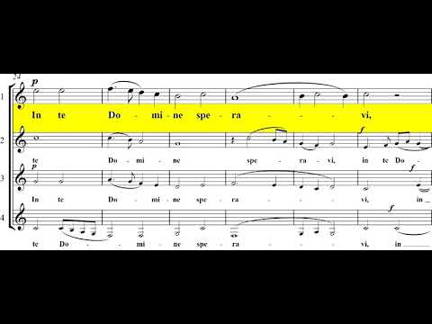 In Te Domine Speravi - J. Despres studio voce 1