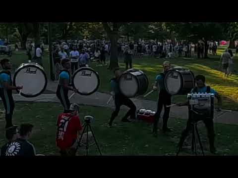 Boston Crusader drum corps bass line at semi finals 2025