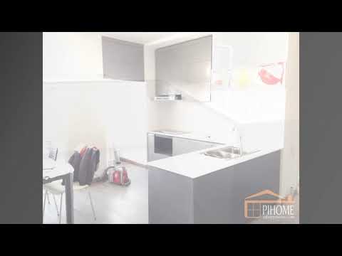 Cách  thiết kế và bố trí với tủ bếp liên thông với phòng khách tại CC 183 Hoàng Văn Thái | Pihome TV