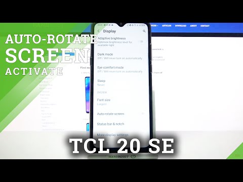 How to Turn Off Screen Rotation – Manage Auto-Rotate Feature on TCL 20 SE