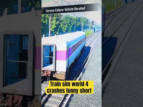 Train Sim world 4 crashes funny moments #trainsimworld #playstation #maximconductor1403 ￼