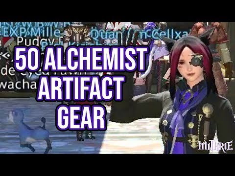 FFXIV 2.0 0081 Alchemist Quest Level 50 + Artifact Gear