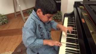 Amazing Indian Child Pianist Sam (9 yrs) Chennai