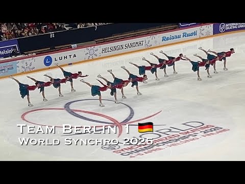 Team Berlin 1 🇩🇪 SP - World Synchro 2025 - Synchronized skating