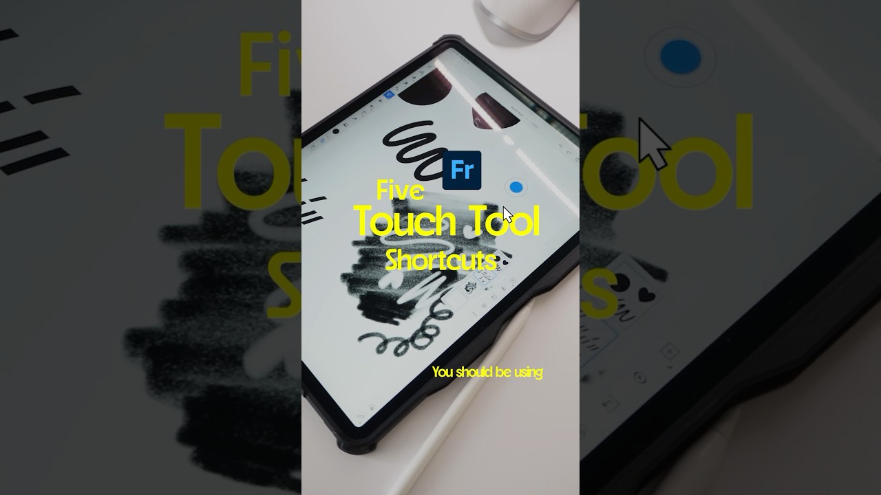 Touch tool shortcuts you need to be using in #adobefresco #adobe