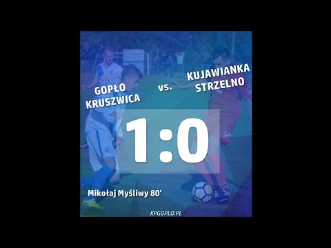 Gopło Kruszwica - Kujawianka Strzelno 1:0 (22.09.18) [SKRÓT] HD