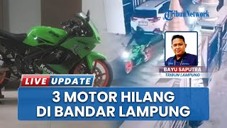 6 Maling Gasak 3 Motor Sekaligus di Rumah Pengusaha Kue Bandar Lampung, Beraksi hanya 12 Menit