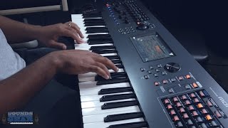 Video thumbnail for Demoing Sounds on the Yamaha Montage 6 by SoundsAndGear