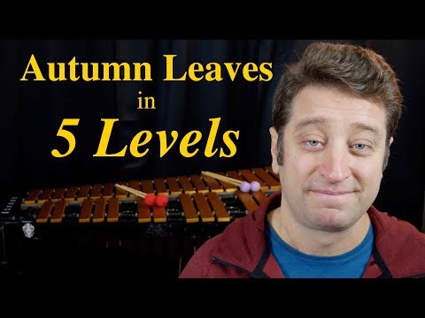 Jazz Lesson: AUTUMN LEAVES in 5 Levels