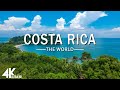 FLYING OVER COSTA RICA (4K UHD) - RELAXING MUSIC ALONG WITH  ..