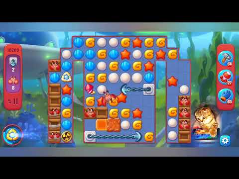 Fishdom 2022, no Boosters,  10209  level  -  прохождение без бустеров,  10209  уровень.
