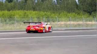 preview picture of video 'Mercedes Benz SLS AMG GT3 hard accelerations !!!'