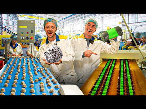 HÄR TILLVERKAS VÄRLDENS MEST KÄNDA CHOKLADBOLL.