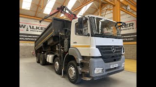 Mercedes-Benz AXOR 3240 8X4 TIPPER/CRANE – 2010 – GK10 VSA dump truck for sale - Image 4 | Autoline SG Mercedes-Benz AXOR 3240 8X4 TIPPER/CRANE – 2010 – GK10 VSA dump truck | Image 4 - Autoline