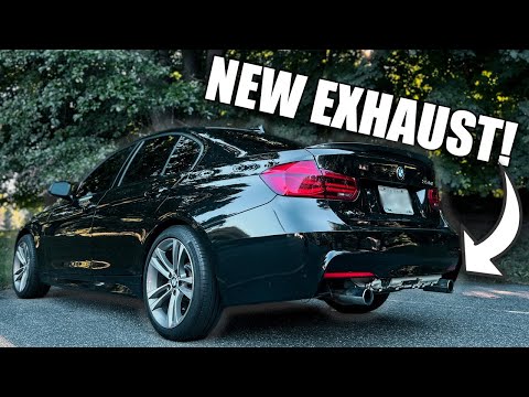 BMW 330i (F30) GETS NEW DUAL EXIT EXHAUST *SOUNDS AND LOOKS INSANE!* 340i exhaust conversion