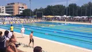 Campionati italiani master 2015 - 50 rana maschi M35 (Ultima batteria)