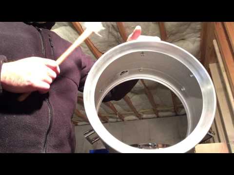 Oriollo 12" Spun Aluminum Tom Resonating From Mallet Strikes