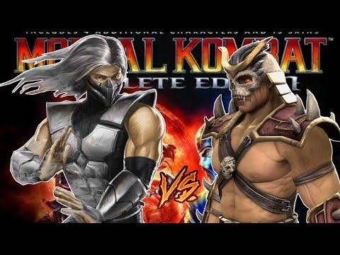 Smoke Vs Shao Kahn Ending Scene Mortal Kombat Komplete Edition Gameplay